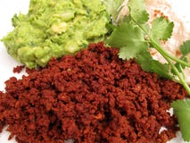 Jantar do chorizo da carne imagens de stock Jantar do chorizo da carne imagens de stock