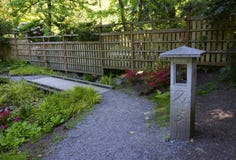 Japanese Garden In Bellevue Botanical Garden Stock Photo Image