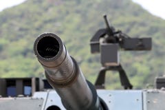 Japanese military cannon of tank Stock Photography Japanese military cannon of tank Stock Photography