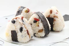Japanese Rice Ball Royalty Free Stock Images