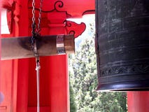 Japanese temple bell in Japan royalty free stock images Japanese temple bell in Japan royalty free stock images