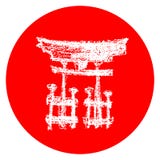 Japanese Theme Illustration Stock Image