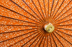 Japanese umbrella close-up