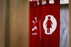 Japanische Toilette Weichzeichnung auf den Frauen unterzeichnet lizenzfreie stockfotos Japanische Toilette Weichzeichnung auf den Frauen unterzeichnet lizenzfreie stockfotos
