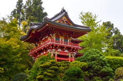 Japanischer Tee-Garten in San Francisco Stockfotos Japanischer Tee-Garten in San Francisco Stockfotos