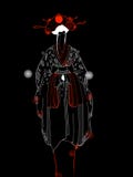 Japońska dziewczyna w kimonie royalty ilustracja Japońska dziewczyna w kimonie royalty ilustracja