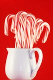 Jar Of Candy Canes Stock Photo