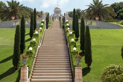 Jardim de Haifa Bahai foto de stock royalty free Jardim de Haifa Bahai foto de stock royalty free
