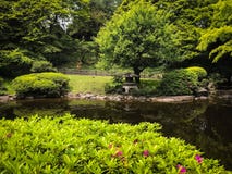 Jardin caché japonais photos libres de droits Jardin caché japonais photos libres de droits