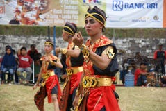 Jathilan-Tanz, Indonesien stockfotografie Jathilan-Tanz, Indonesien stockfotografie