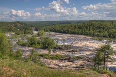 Jay Cooke State Park är på söderna för St Louis River av Duluth i Minnesota fotografering för bildbyråer Jay Cooke State Park är på söderna för St Louis River av Duluth i Minnesota fotografering för bildbyråer