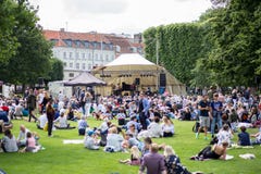 Jazz Festival Copenhagen 2017 royalty-vrije stock foto's Jazz Festival Copenhagen 2017 royalty-vrije stock foto's
