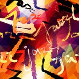 Jazzowej muzyki wzór royalty ilustracja Jazzowej muzyki wzór royalty ilustracja