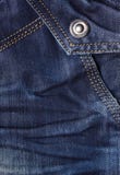Jeans Fabric Stock Photography