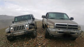 Jeep Dodge auf Welt stockbilder Jeep Dodge auf Welt stockbilder