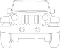 jeepöversiktslastbil royaltyfri illustrationer jeepöversiktslastbil royaltyfri illustrationer