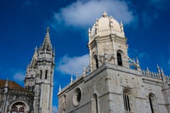 Jeronimos Monastery or Hieronymites Monastery Mosteiro dos Jeronimos royalty free stock photography Jeronimos Monastery or Hieronymites Monastery Mosteiro dos Jeronimos royalty free stock photography