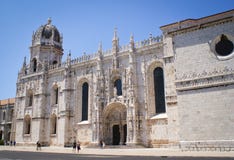 Jeronimos Monastery In Lisbon Royalty Free Stock Photography