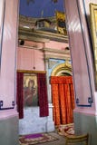 Interior of The Ethiopian Church on Ethiopia Street in Jerusale stock images Interior of The Ethiopian Church on Ethiopia Street in Jerusale stock images