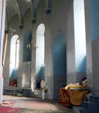 Jerusalem, Israel, June 2015 Interior of the Ethiopian Orthodox royalty free stock photo Jerusalem, Israel, June 2015 Interior of the Ethiopian Orthodox royalty free stock photo