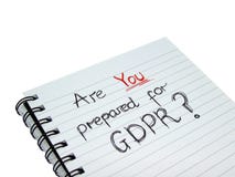 Jesteś TY przygotowywający dla Ogólnych dane ochrony przepisu GDPR fotografia stock Jesteś TY przygotowywający dla Ogólnych dane ochrony przepisu GDPR fotografia stock