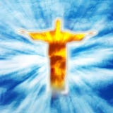 Jesus intelligente su cielo royalty illustrazione gratis Jesus intelligente su cielo royalty illustrazione gratis