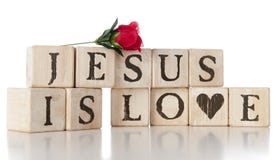 Jesus Is Love Stock Images