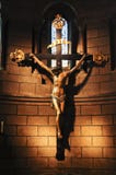 Jesus op het kruis stock fotografie Jesus op het kruis stock fotografie