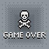 Jeu d'art de pixel au-dessus de signe illustration stock Jeu d'art de pixel au-dessus de signe illustration stock