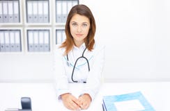Jeune docteur féminin photo stock Jeune docteur féminin photo stock