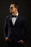 Jeune homme d'affaires dans le costume image libre de droits Jeune homme d'affaires dans le costume image libre de droits