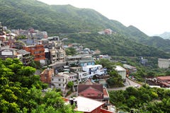 Jinguashi village , in Taiwan royalty free stock images Jinguashi village , in Taiwan royalty free stock images