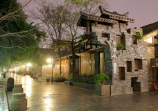 Jingxiangzi Alley Night Sight, Srgb Image Royalty Free Stock Photography Jingxiangzi Alley Night Sight, Srgb Image Royalty Free Stock Photography