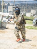 Jogador do Paintball foto de stock Jogador do Paintball foto de stock