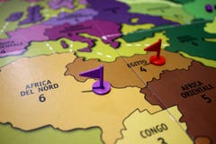 Jogo de mesa Risiko foto de stock Jogo de mesa Risiko foto de stock