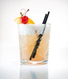 John Collins Or Whiskey Sour Cocktail Stock Photography
