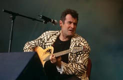 Johnny Clegg che effettua sulla fase immagine stock libera da diritti Johnny Clegg che effettua sulla fase immagine stock libera da diritti