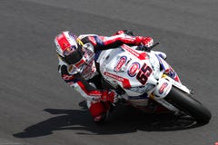 Jonathan Rea #65 su Honda CBR1000RR con il Superbike WSBK di Pata Honda World Superbike Team fotografie stock Jonathan Rea #65 su Honda CBR1000RR con il Superbike WSBK di Pata Honda World Superbike Team fotografie stock