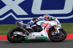 Jonathan Rea #65 su Honda CBR1000RR con il Superbike WSBK di Pata Honda World Superbike Team fotografia stock libera da diritti Jonathan Rea #65 su Honda CBR1000RR con il Superbike WSBK di Pata Honda World Superbike Team fotografia stock libera da diritti
