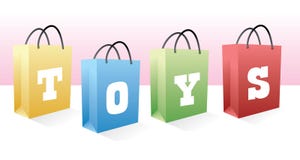 jouets de achat de sacs illustration libre de droits jouets de achat de sacs illustration libre de droits