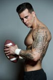 Joueur de football masculin blanc Image stock Joueur de football masculin blanc Image stock