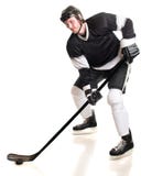 Joueur de hockey sur glace image stock Joueur de hockey sur glace image stock