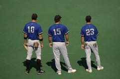Joueurs de baseball Image libre de droits Joueurs de baseball Image libre de droits
