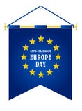 Jour de l'Europe Jour f?ri? annuel en mai illustration stock Jour de l'Europe Jour f?ri? annuel en mai illustration stock