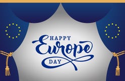 Jour de l'Europe Jour f?ri? annuel en mai illustration libre de droits Jour de l'Europe Jour f?ri? annuel en mai illustration libre de droits
