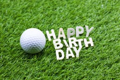 Joyeux Anniversaire Au Golfeur Image Stock Image Du Anniversaire Golfeur