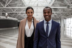 Joyful attractive business partners are expressing gladness royalty free stock photo Joyful attractive business partners are expressing gladness royalty free stock photo
