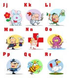 Joyful Cartoon Alphabet Collection 2 Stock Images Joyful Cartoon Alphabet Collection 2 Stock Images