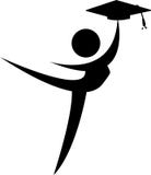 Joyfull Graduate Royalty Free Stock Image Joyfull Graduate Royalty Free Stock Image