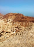 Judean Desert Near The Shore Of The Dead Sea. Royalty Free Stock Photo